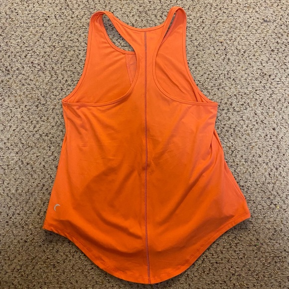 Zyia Active Womens Orange Mesh Inset Effortless Racerback Workout Tank Sz XXL - Picture 4 of 7